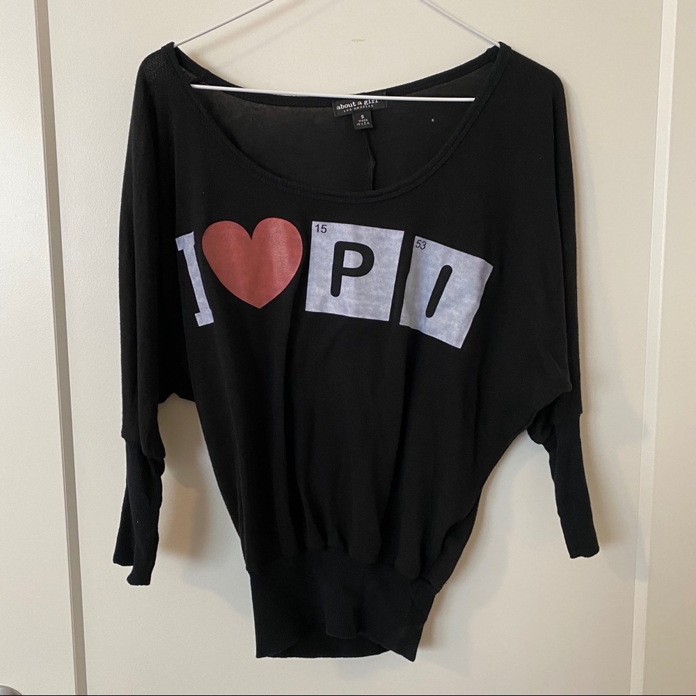 I Love Pi Math Top